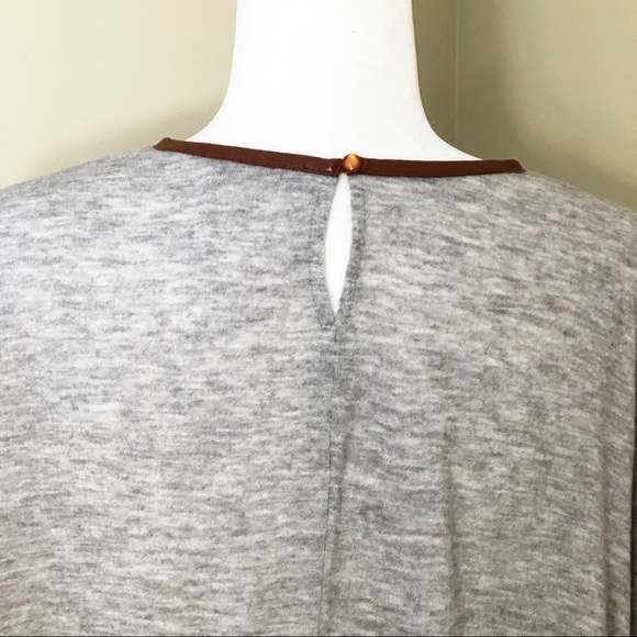 THML Embroidered Lightweight Gray Sweater - XS - Picture 9 of 13